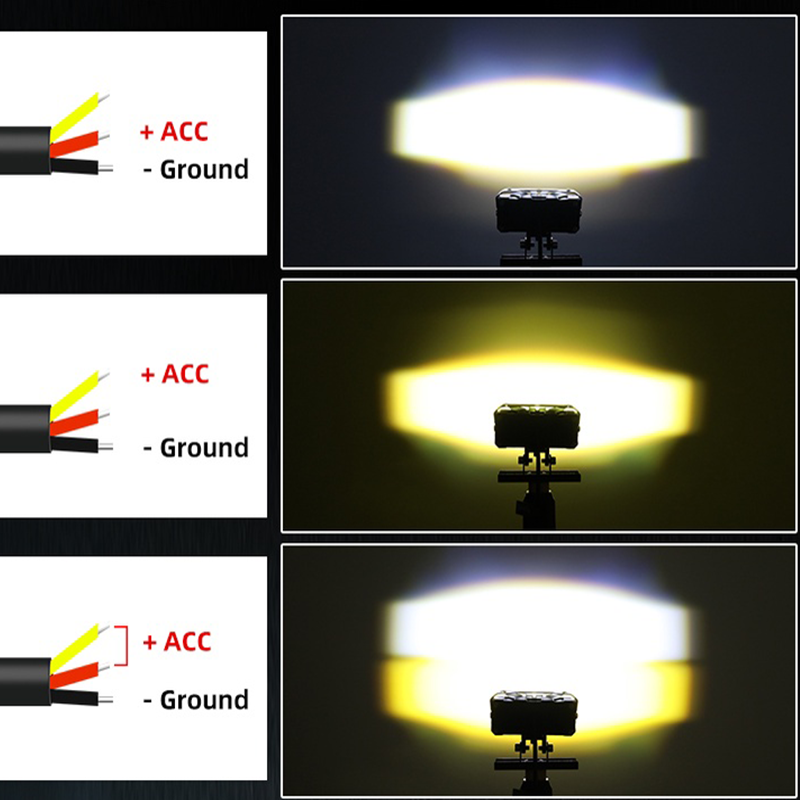 3 Inch Led Projector Motorcycl - Universal Motorcycle Led Headlight Projector review and price