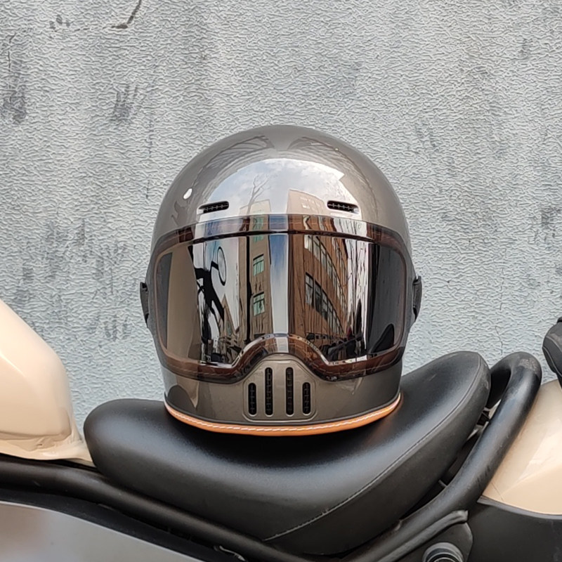 ORZ CE DOT Approved Retro Full - Full Face Motorcycle Helmet With Bluetooth review and price