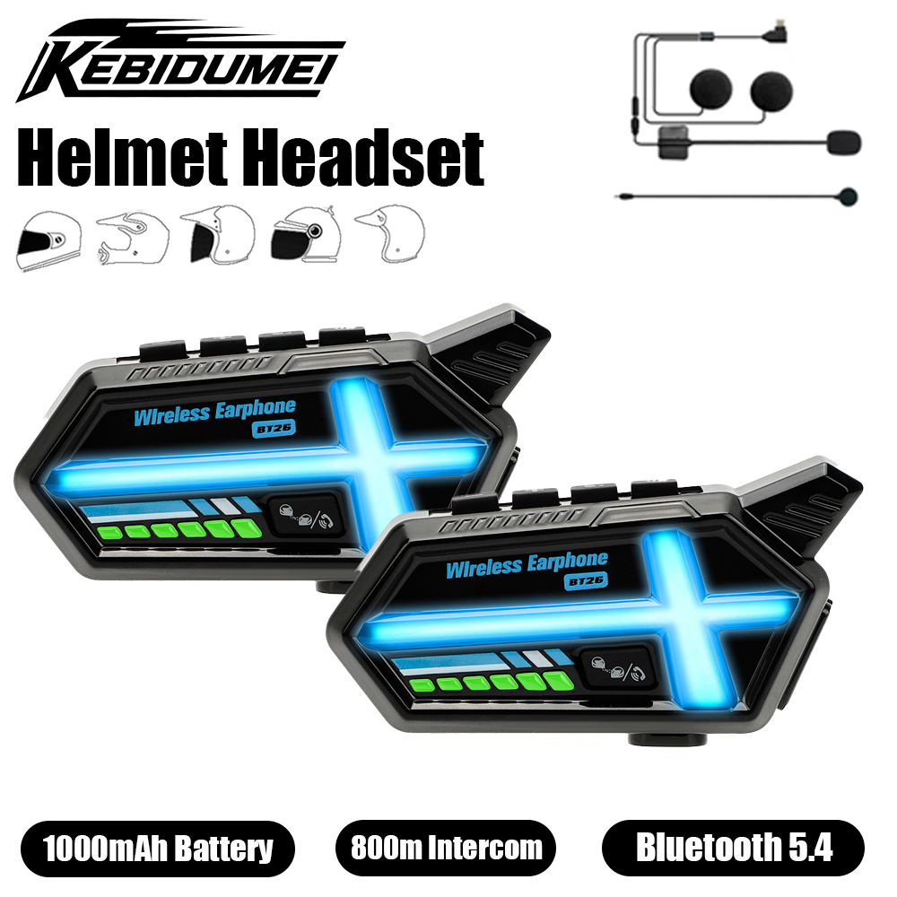 KEBIDUMEI BT26  Helmet Headset - Full Face Motorcycle Helmet With Bluetooth review and price