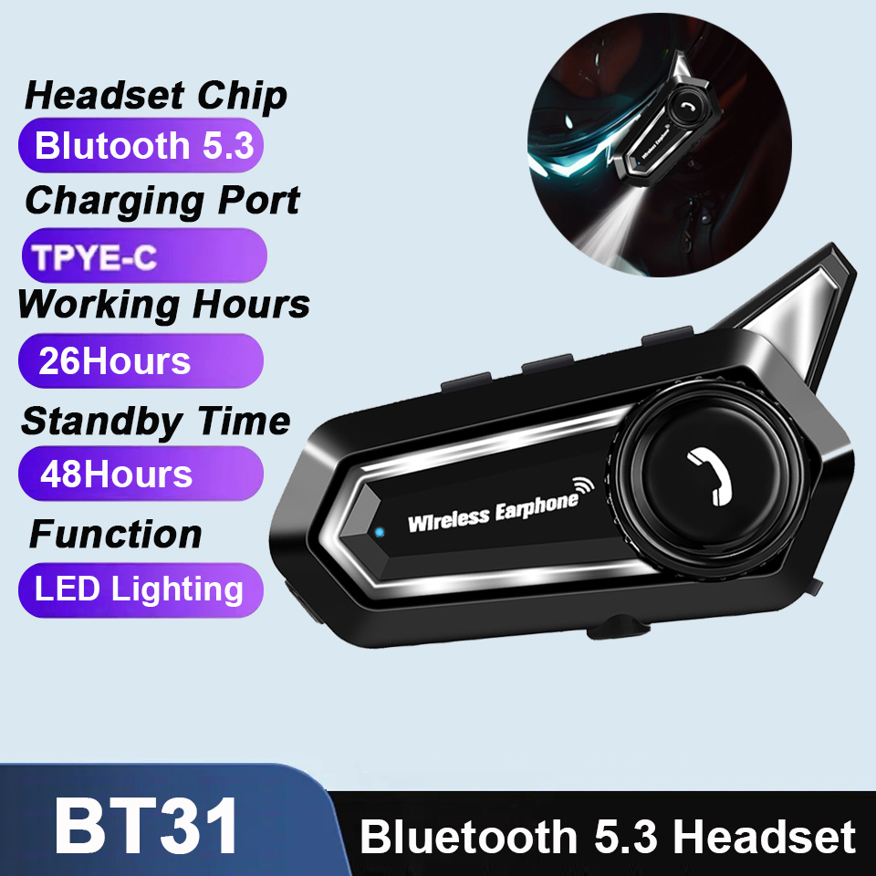 BT31 Motorcycle Helmet Headset - Full Face Motorcycle Helmet With Bluetooth review and price